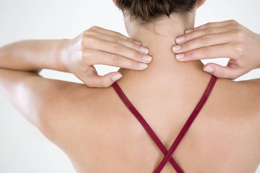 neck self-massage for osteochondrosis